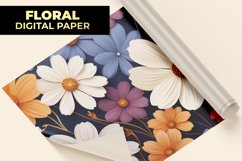 Floral Digital Paper Product Image 1
