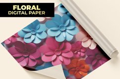 Floral Digital Paper Product Image 1