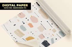 Colorful Dots And Shapes Digital Paper Product Image 1