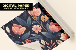 Floral Digital Paper Product Image 1