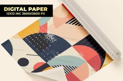 Geometric Shape Digital Paper Product Image 1