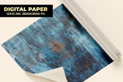 Blue Rust Digital Paper Product Image 1