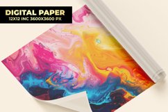 Colorful Liquid Digital Paper Product Image 1