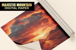 Majestic Mountain Digital Paper Product Image 1