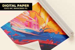 Colorful Painting Digital Paper Product Image 1