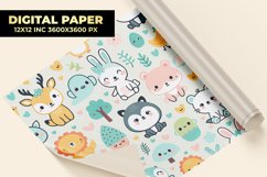 Cute Cartoon Digital Paper Product Image 1