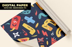Cartoon Doodle Digital Paper Product Image 1