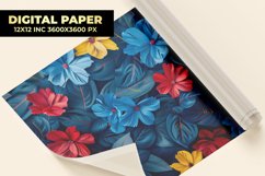Colorful Flower Digital Paper Product Image 1