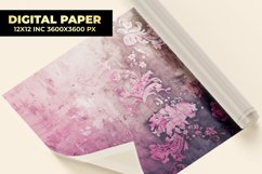 Vintage Floral Digital Paper Product Image 1