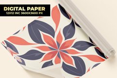 Floral Digital Paper Product Image 1