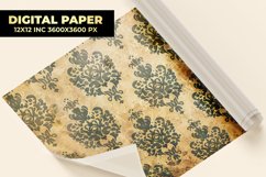 Vintage Damask Digital Paper Product Image 1