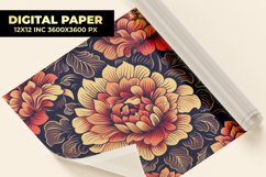 Colorful Floral Digital Paper Product Image 1
