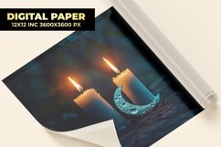 Burning Candles Digital Paper Product Image 1