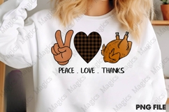 Peace Love Pumpkin Thanks Product Image 2