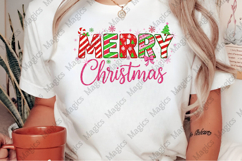 Glitter Merry Christmas Png Product Image 2