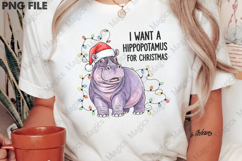 Hippopotamus Funny Christmas Sublimation Product Image 2