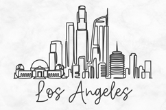 Los Angeles Minimalism Line Drawing Product Image 1