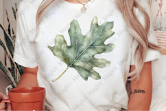 Watercolor Acorns &amp; Oak Leaves Clipart Product Image 2