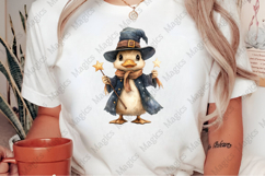 Watercolor Halloween Ducks Clipart Product Image 2