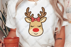 Christmas Glitter Reindeer Png Product Image 2