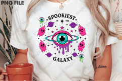 Pink Halloween Galaxy PNG Sublimation Product Image 2