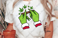 Hands Rolling Blunt Christmas PNG Product Image 2