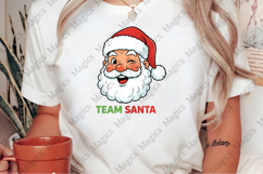 Funny Winking Santa Claus Sublimation Design Product Image 2