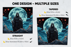 Halloween Tumbler Wrap Design, tumbler sublimation 20oz 30oz Product Image 2
