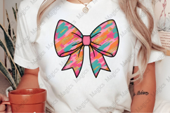 Christmas Colorful Bow Png Product Image 2