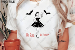 Halloween Pin-up Girl Ice Cream PNG Product Image 1
