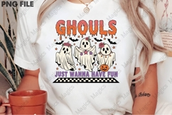 Retro Halloween Ghouls PNG Sublimation Product Image 2