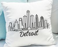 Detroit Minimalism Line Drawing Product Image 2