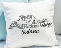 Sedona Minimalism Line Drawing Product Image 2