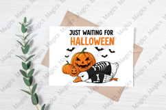 Just Waiting for Halloween Funny Goose Png Product Image 3