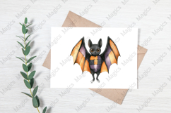 Watercolor Patchwork Halloween Clipart Product Image 3