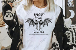Halloween Spooky Witch Social Club PNG Product Image 3