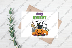Stay Sweet, Halloween Black Cat Png Product Image 3