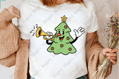 Funny Playful Christmas Tree Png Product Image 3