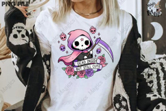 Pink Halloween Quote PNG Sublimation Product Image 3