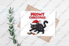 MEOWY CHRISTMAS CAT PNG Product Image 3