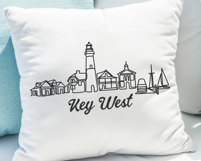 Key West Minimalism Line Drawing Product Image 2