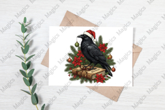 Christmas Raven Clipart Product Image 3