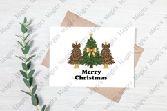 Leopard Christmas Tree Coquette Bow PNG Product Image 3