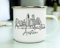 Austin Minimalism Line Drawing Product Image 2