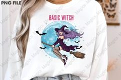 Halloween Witch PNG Sublimation Product Image 3
