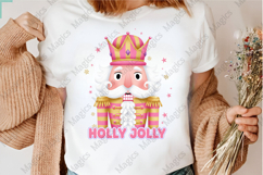 Pink Holly Jolly Nutcracker Png Product Image 3