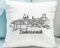 Dubrovnik Minimalism Line Drawing Product Image 2