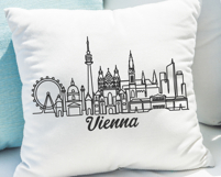 Vienna Minimalism Line Drawing Product Image 2