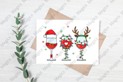 Christmas Wine Glasses Png Product Image 3