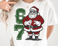Six Seven 67 Santa Claus SVG PNG File Product Image 4
